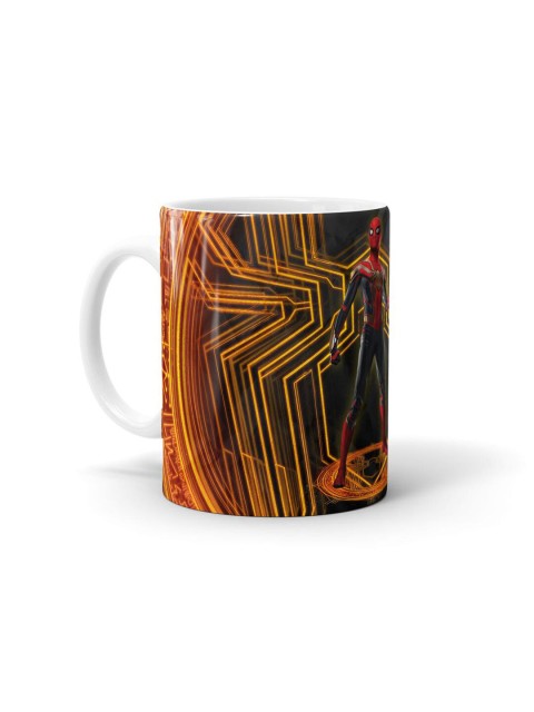 

macmerise Yellow & Red Printed Ceramic Glossy Mugs Set of Cups and Mugs