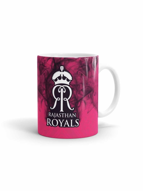 

macmerise Pink & Black Printed Ceramic Glossy Mugs Set of Cups and Mugs