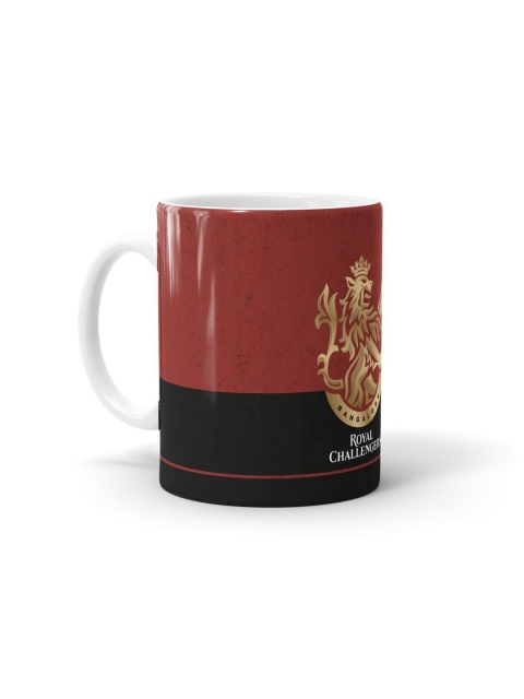

macmerise Brown & Black Printed Ceramic Glossy Mugs Set of Cups and Mugs