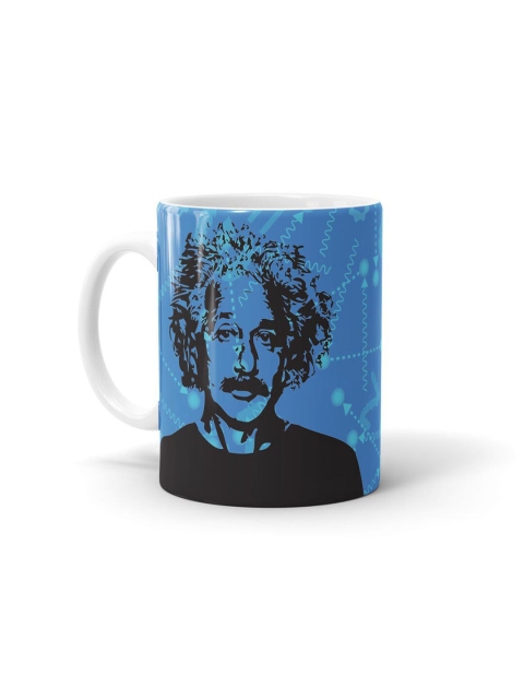 

macmerise Blue & Black Printed Ceramic Glossy Mugs Set of Cups and Mugs