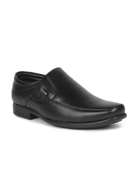 

Liberty Men Black Solid Slip-On Formal Shoes