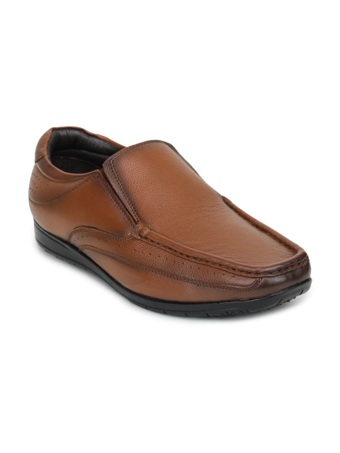 

Liberty Men Tan Brown Solid Formal Loafers