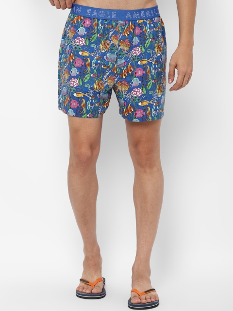 

AMERICAN EAGLE OUTFITTERS Men Blue Printed Boxers