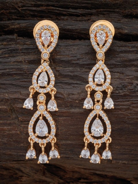 

Kushal's Fashion Jewellery Pink Contemporary Drop Earrings