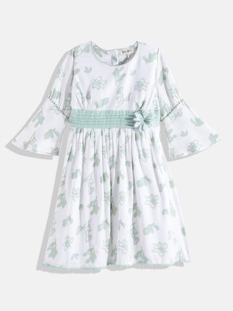 

Bella Moda White Floral Dress
