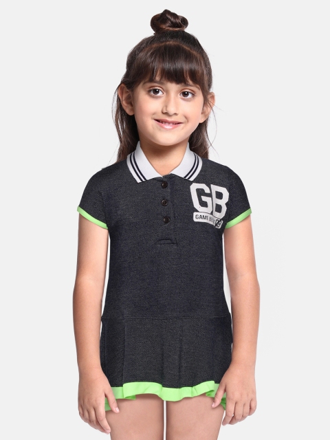

GAME BEGINS Girls Assorted Cotton Drop-Waist Dress