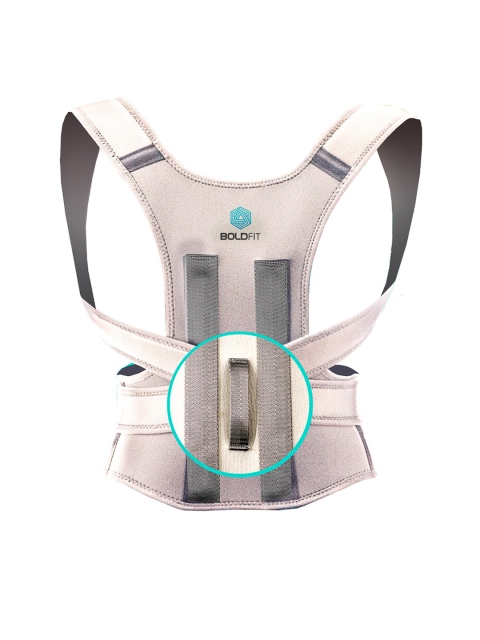 

BOLDFIT Unisex Grey Solid Posture Corrector