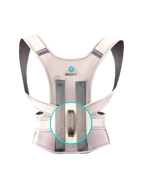 

BOLDFIT Grey Solid Posture Corrector Shapewear