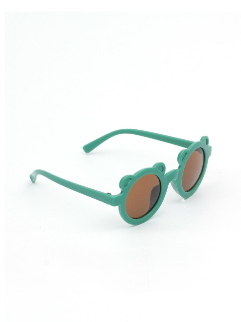 

Lil Lollipop Girls Brown Lens & Green Round Sunglasses with UV Protected Lens