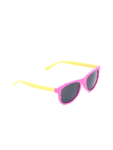 

Lil Lollipop Unisex Kids Black Lens & Pink Wayfarer Sunglasses with UV Protected Lens