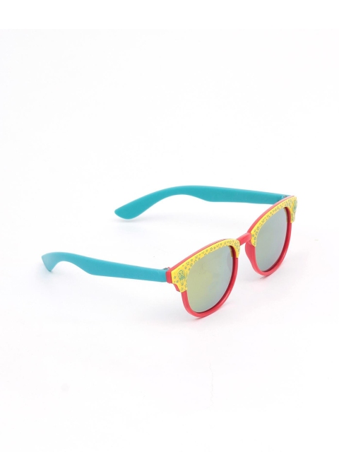 

Lil Lollipop Unisex Kids Gold Lens & Yellow Wayfarer Sunglasses with UV Protected Lens