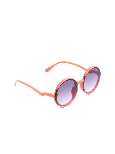 

Lil Lollipop Unisex Kids Grey Lens & Brown Round Sunglasses with UV Protected Lens