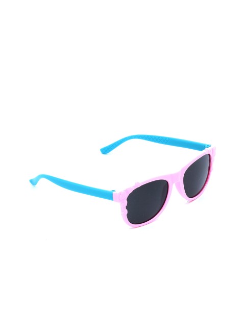 

Lil Lollipop Unisex Kids Black Lens & Pink Wayfarer Sunglasses with UV Protected Lens