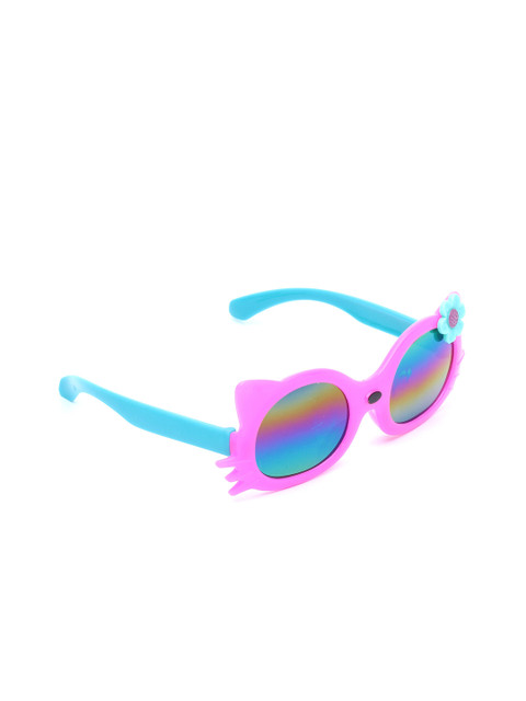 

Lil Lollipop Girls Mirrored Lens & Pink Cateye Sunglasses with UV Protected Lens