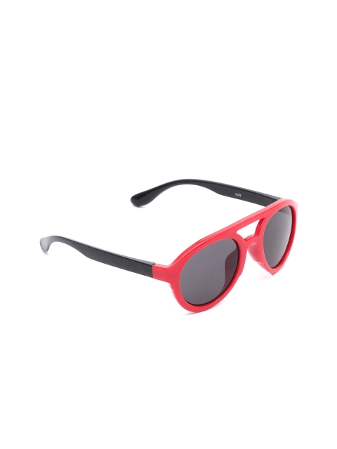 

Lil Lollipop Unisex Kids Grey Lens & Red Aviator Sunglasses with UV Protected Lens