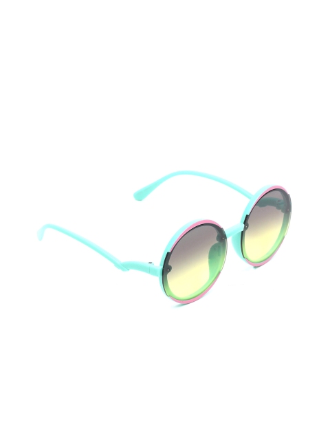 

Lil Lollipop Unisex Kids Grey Lens & Green Round Sunglasses with UV Protected Lens