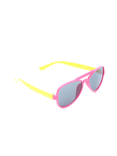 

Lil Lollipop Unisex Kids Grey Lens & Pink Aviator Sunglasses with UV Protected Lens