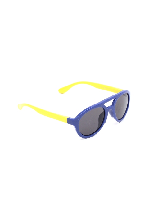 

Lil Lollipop Unisex Kids Grey Lens & Blue Aviator Sunglasses with UV Protected Lens