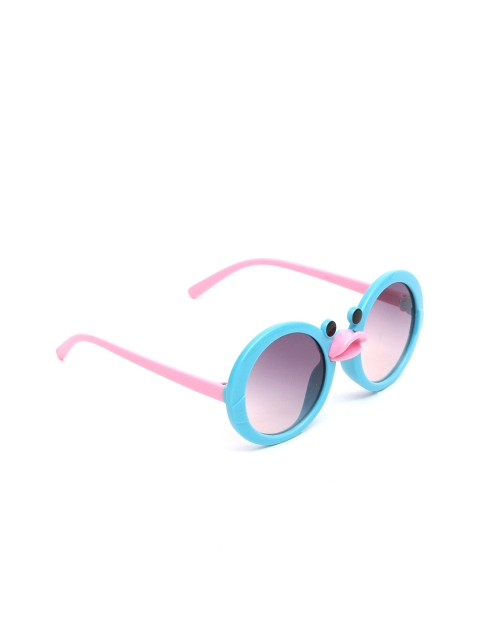 

Lil Lollipop Unisex Kids Grey Lens & Blue Round Sunglasses with UV Protected Lens