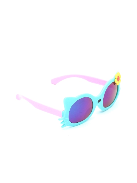 

Lil Lollipop Girls Blue Lens & Green Cateye Sunglasses with UV Protected Lens