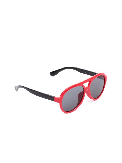 

Lil Lollipop Unisex Kids Grey Lens & Red Aviator Sunglasses with UV Protected Lens