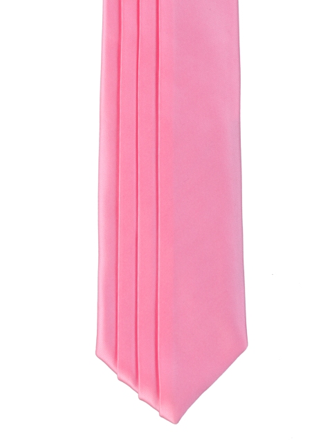 

Alvaro Castagnino Pink Pleated Tie