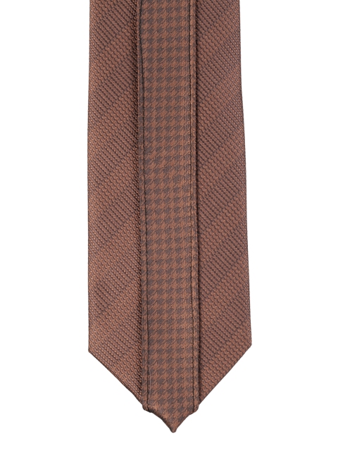 

Alvaro Castagnino Brown Patterned Tie