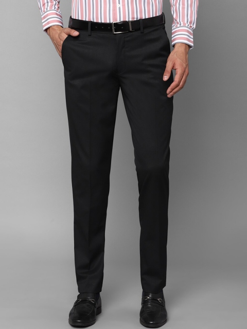 

Louis Philippe Men Black Slim Fit Formal Trousers