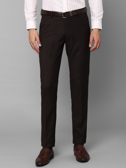 

Louis Philippe Men Black Slim Fit Trousers