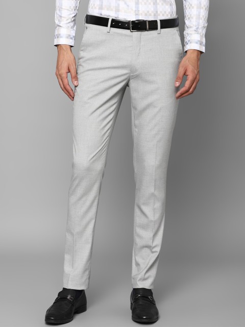 

Louis Philippe Men Grey Slim Fit Trousers