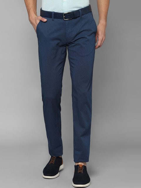 

Louis Philippe Sport Men Navy Blue Slim Fit Trousers