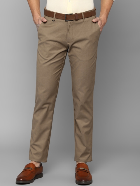 

Louis Philippe Sport Men Brown Textured Slim Fit Trousers