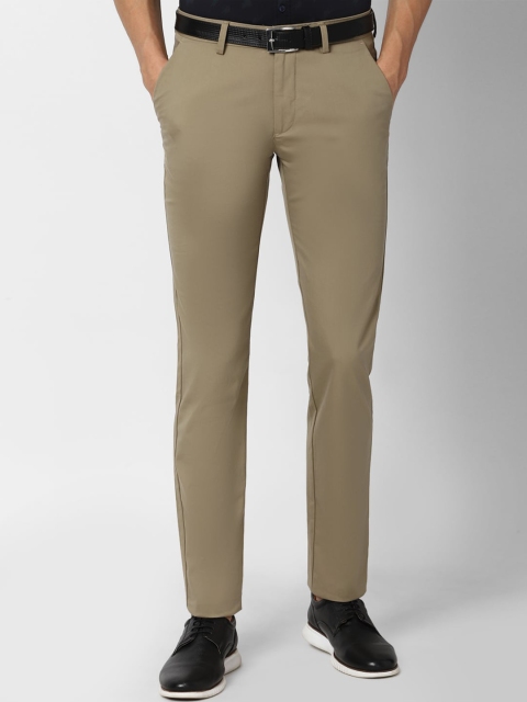 

Peter England Casuals Men Khaki Slim Fit Trousers