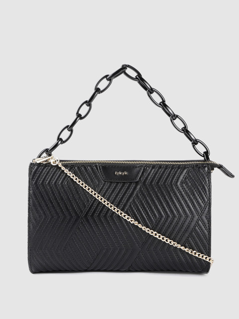 

IYKYK Black Structured Sling Bag