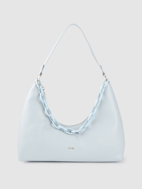 

IYKYK Blue Structured Shoulder Bag