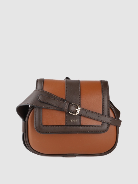 

IYKYK Brown Structured Sling Bag
