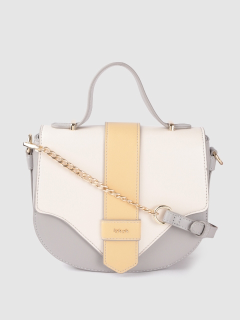 

IYKYK Off White Structured Satchel