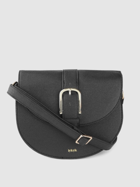 

IYKYK Black Structured Sling Bag