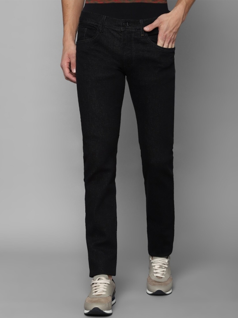 

Allen Solly Men Black Skinny Fit Crop Cotton Jeans