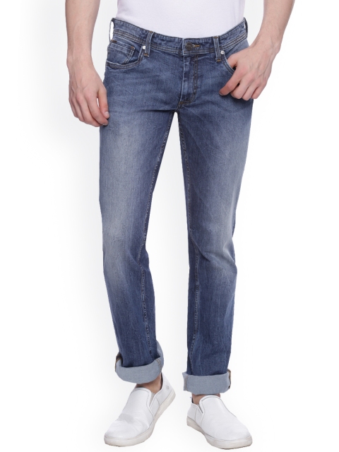 

Basics Men Blue Slim Fit Low-Rise Stretchable Jeans