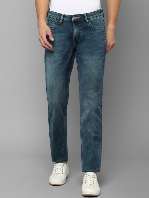 

Louis Philippe Jeans Men Navy Blue Slim Fit Heavy Fade Jeans