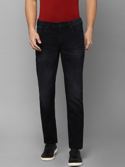 

Louis Philippe Jeans Men Black Slim Fit Light Fade Jeans