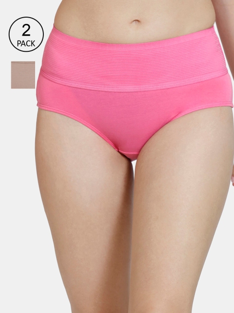 

Zivame Women Pack Of 2 Hipster Briefs, Multi