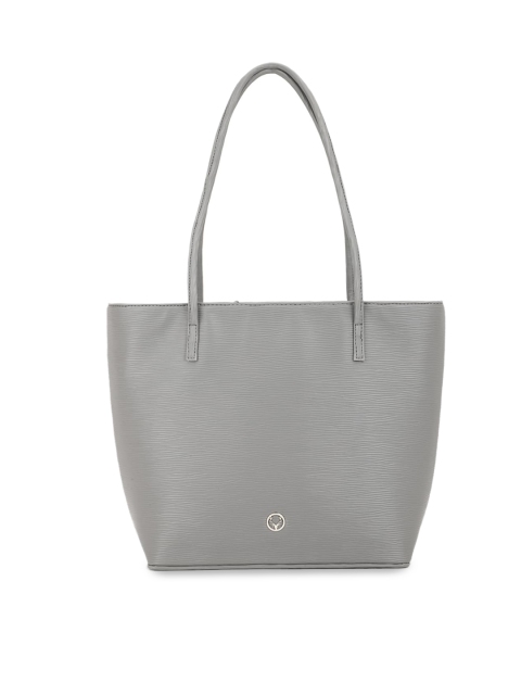 

Allen Solly Woman Grey PU Shopper Tote Bag