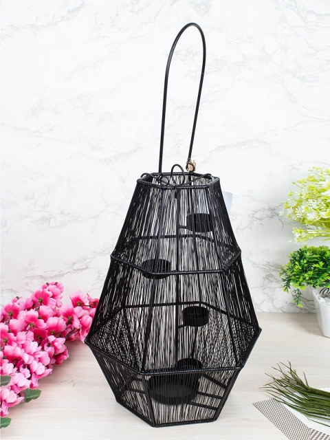

MARKET99 Black T-Light Candle Holders