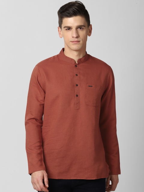 

Peter England Men Brown Thread Work Kurta