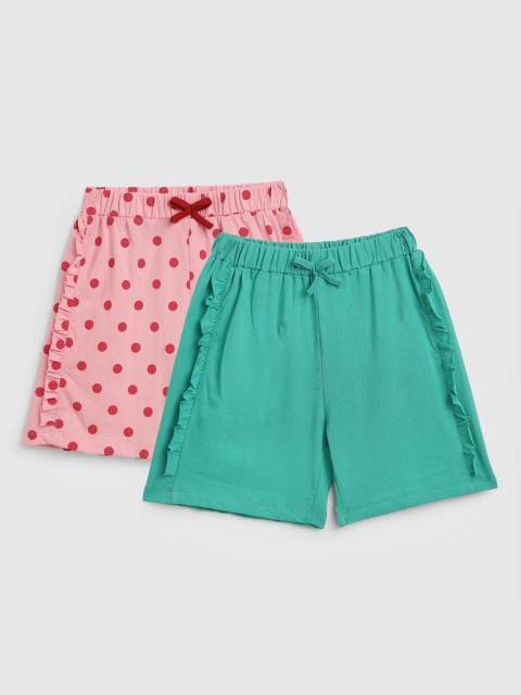 

YK Girls Multicoloured Shorts, Multi