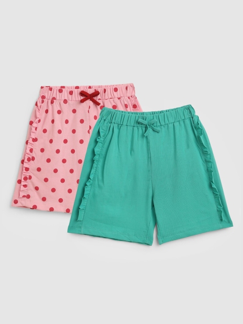 

YK Girls Multicoloured Shorts, Multi