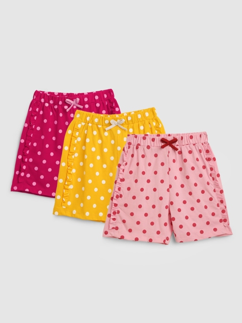 

YK Girls Multicoloured Printed Shorts, Multi