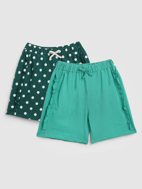 

YK Girls Multicoloured Shorts, Multi